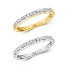 Bague Femme Semi Pavée Or