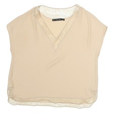 ZARA Femme Top Beige À