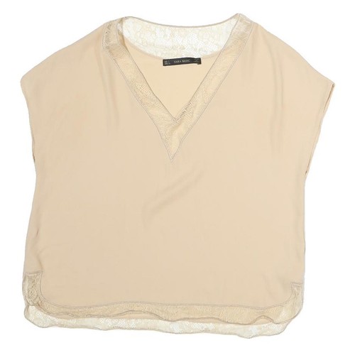 Zara femme top beige - top,