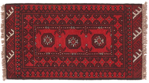 Tapis afghan akche aqcha fait - tapis,