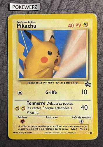 Pokemon carte pikachu - carte, promo