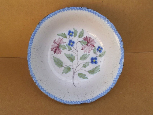 Ancien saladier plat mural - , en