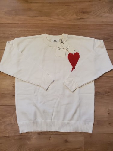 Pull ami paris blanc - blanc, alexandre