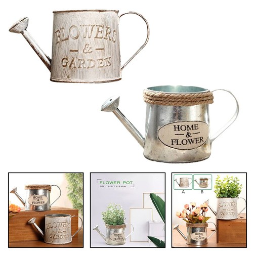 Arrosoir fer design vintage - arrosoir,