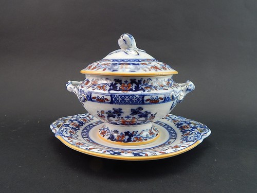 Antique rare soupière egoiste - rare,