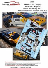 DECALS 1/24 REF 2607 ALPINE