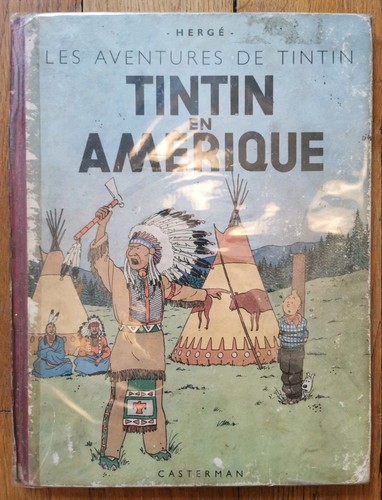 Tintin amérique 4ème plat - tintin,