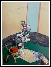 Francis BACON : Derrière le Miroir II, lithographie 1966, 1er tirage original