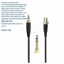 Audio Cable for AKG Q701 K712