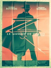 Le masque de Zorro Martin Campbell Sortie 1998 Antonio Banderas 120x160 Affiche