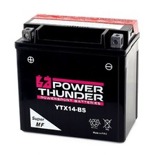 BATTERIE MOTO POWER THUNDER YTX14-BS YTX14BS GTX14-BS GARANTIE + facture