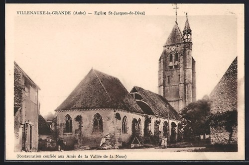 Cpa villenauxe grande - cpa, villenauxe-la-grande