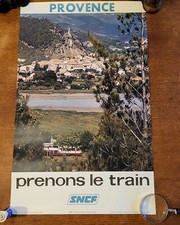 Affiche SNCF Provence 1971