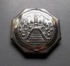 Poudrier ancien en argent