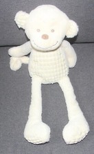 doudou peluche grand singe  écru créme  nicotoy  état  neuf