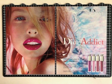 Publicité de presse de 2005- Dior Addict plastic Gloss - Double page-French ad.
