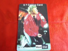 RARE CARTE NEUVE - JOHNNY HALLYDAY 6 - MAXI DIAL - 60 YEARS - 7 $ - 350 ex