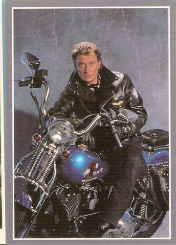 Johnny hallyday carte postale - carte,
