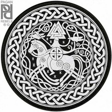 Odin sur Slepnir Huginn Muninn