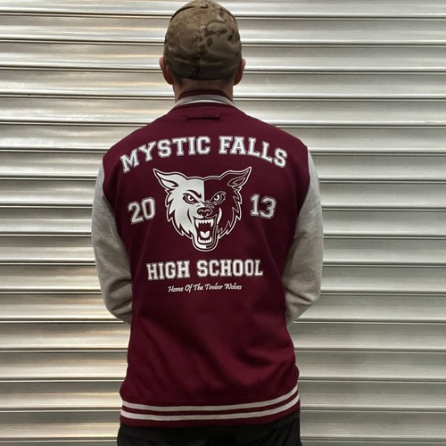 Veste varsity lycée mystic - varsity, du