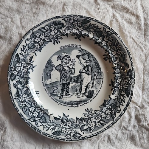 Assiette parlante langage - parlante, le