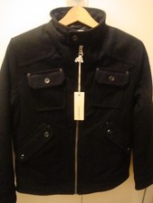 VESTE BLOUSON NOIRE "DIESEL" GARCON NEUVE AVEC ETIQUETTES XL (14/15 ans)