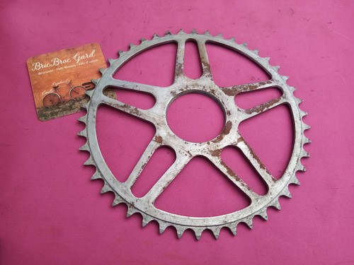 Old steel chainring - old,