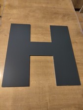 Lettre Enseigne Décorative Métal H