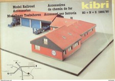 Kibri Catalogue (Gare,diorama,modélisme,train,véhicule) Allemagne 1989-90