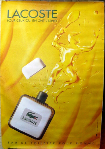 Lacoste affiche originale - lacoste, affiche originale