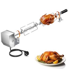 Universel Rôtissoire pour Barbecue Kit 3X brochettes Aiguilles et Moteur en A...