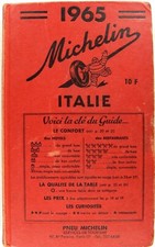 GUIDE MICHELIN Guide Michelin Italie.  1965