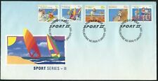 Australia 1114-1118 FDC. Sports 1990.Kayaking,canoeing,Tennis,Climbing,Running.