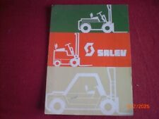 ANCIENNE   POCHETTE    PUBLICITAIRE   CHARIOTS  ELEVATEURS  SALEV