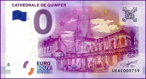 Cathedrale quimper billet - cathedrale, de