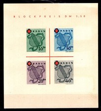 BADEN, Allemagne : BLOC 1 de