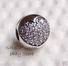 NEW Authentic PANDORA Silver 925~Cz LOVE OF MY LIFE~HEART~Clip/Charm 791053CZ