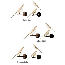 Oiseau Applique Murale LED Appliques Murales Art Décor Angle Réglable