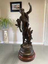 Hippolyte Moreau (1832-1927), Le Jour, Régule signé et titré