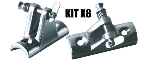 Support inox fourche - À,