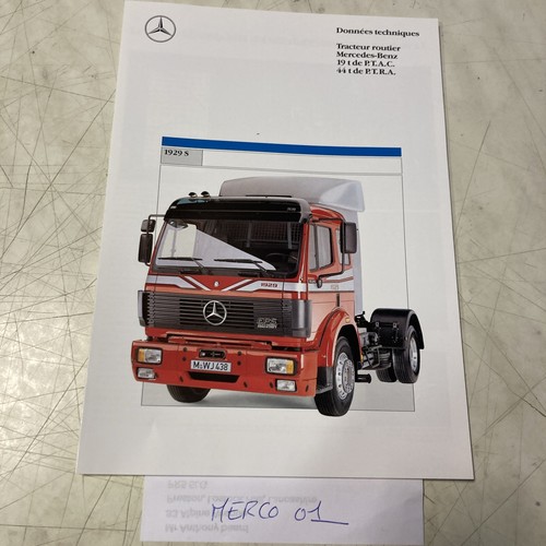 Mercedes benz tracteur - mercedes, routier