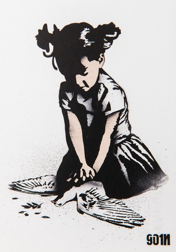 Goin peacemaker postcard - -,
