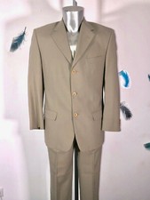 costume mi saison laine grege CERRUTI 1881 veste 44 (48 it) pantalon 36/38 W27