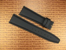 22mm Cuir Noir Sangle Toile