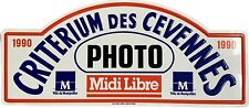 Ancienne plaque criterium des