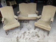 Salon , Canapé et 2 fauteuils De Style Louis XIV Os De Mouton d'époque XIXème