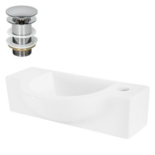 Vasque en céramique blanc