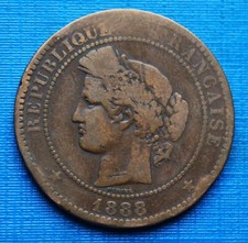 10 Centimes Cérès, 1888/7 A
