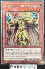 Carte YU-GI-OH! KURAZ THE LIGHT MONARCH RA04-EN133 PSR NEUF