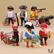 Playmobil équipage de bateau pirate-île au trésor-marins boucaniers-galions